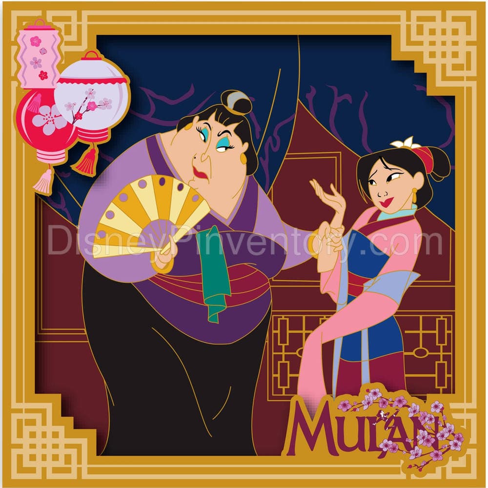 Mulan and Matchmaker Pin - Disney Employee Center - Pin 13564