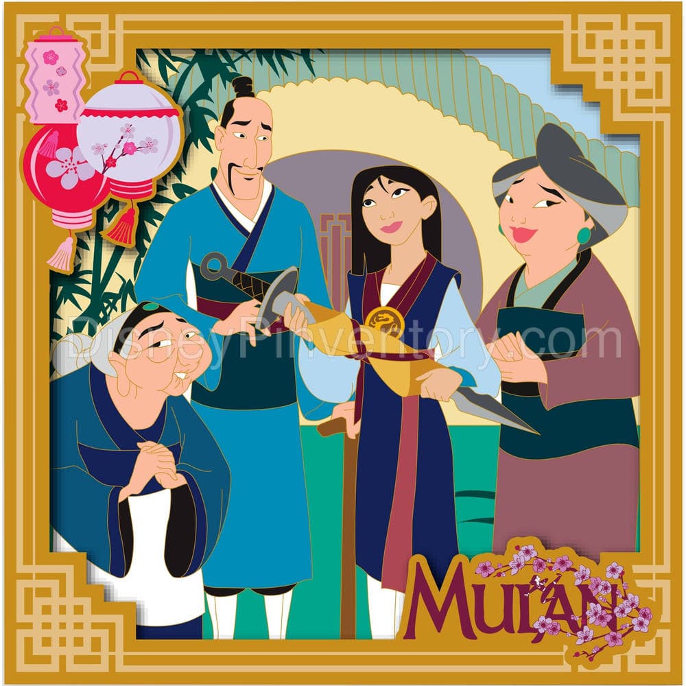 Mulan Family Pin - Disney Employee Center - Pin 13565
