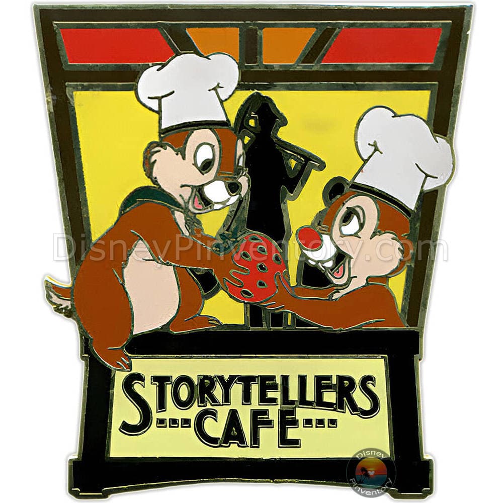 Disney Chefs Series #6 Storytellers Cafe - Chip and Dale - Pin 1357