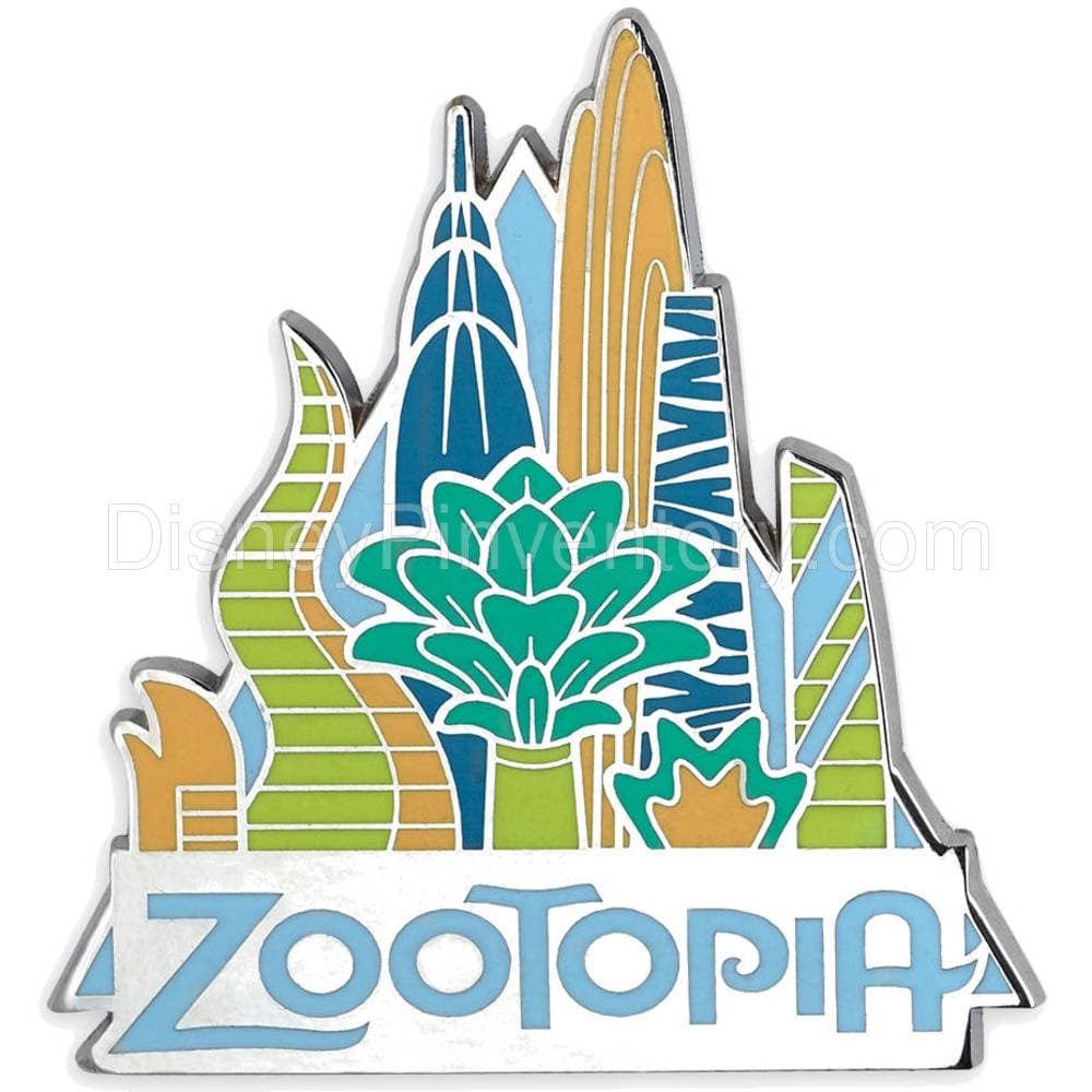 D23 Fantastic Worlds Pin Set - Zootopia Pin - Pin 13717