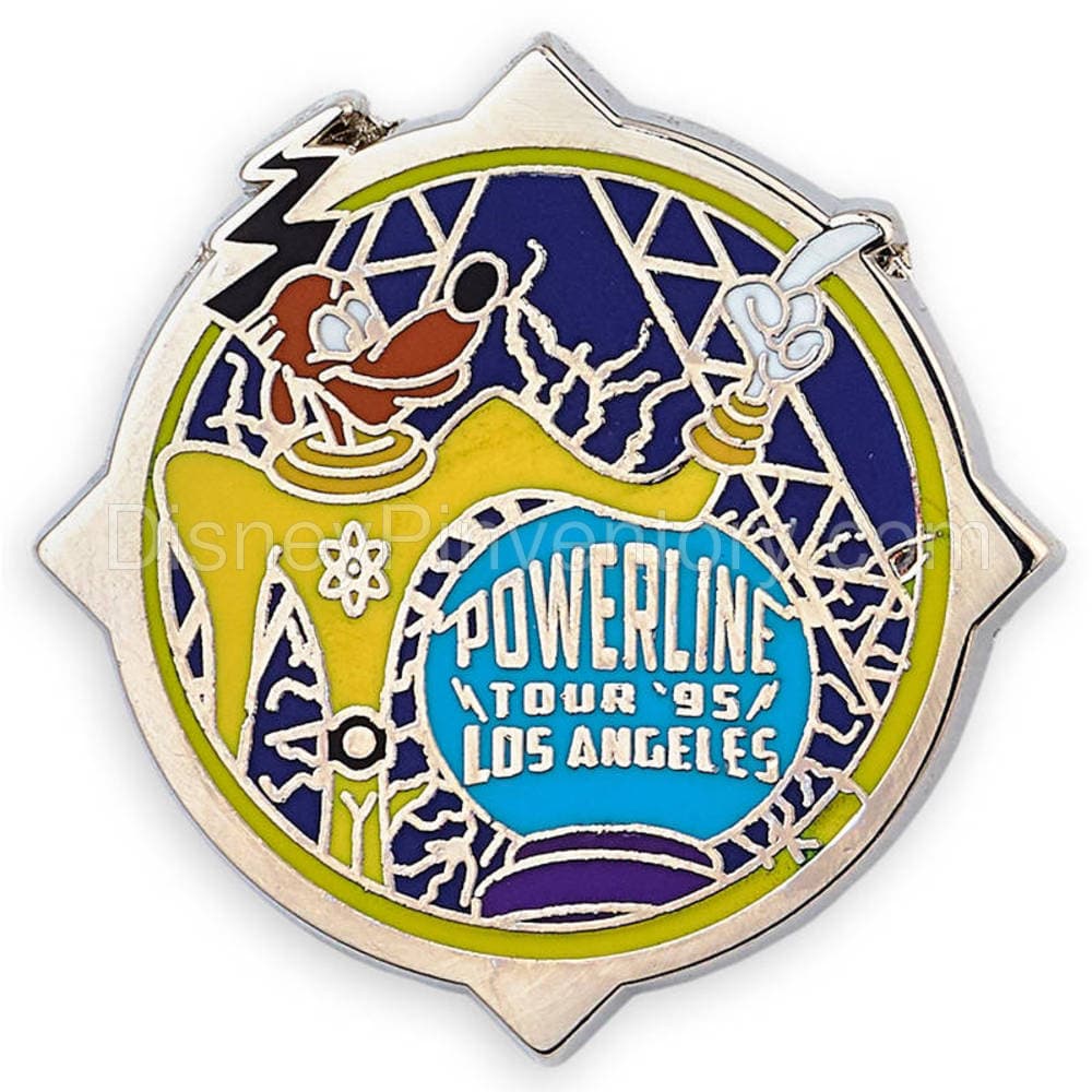 D23 A Goofy Movie 25th Anniversary Pin Set - Powerline Tour '95 Los Angeles Pin - Pin 13722