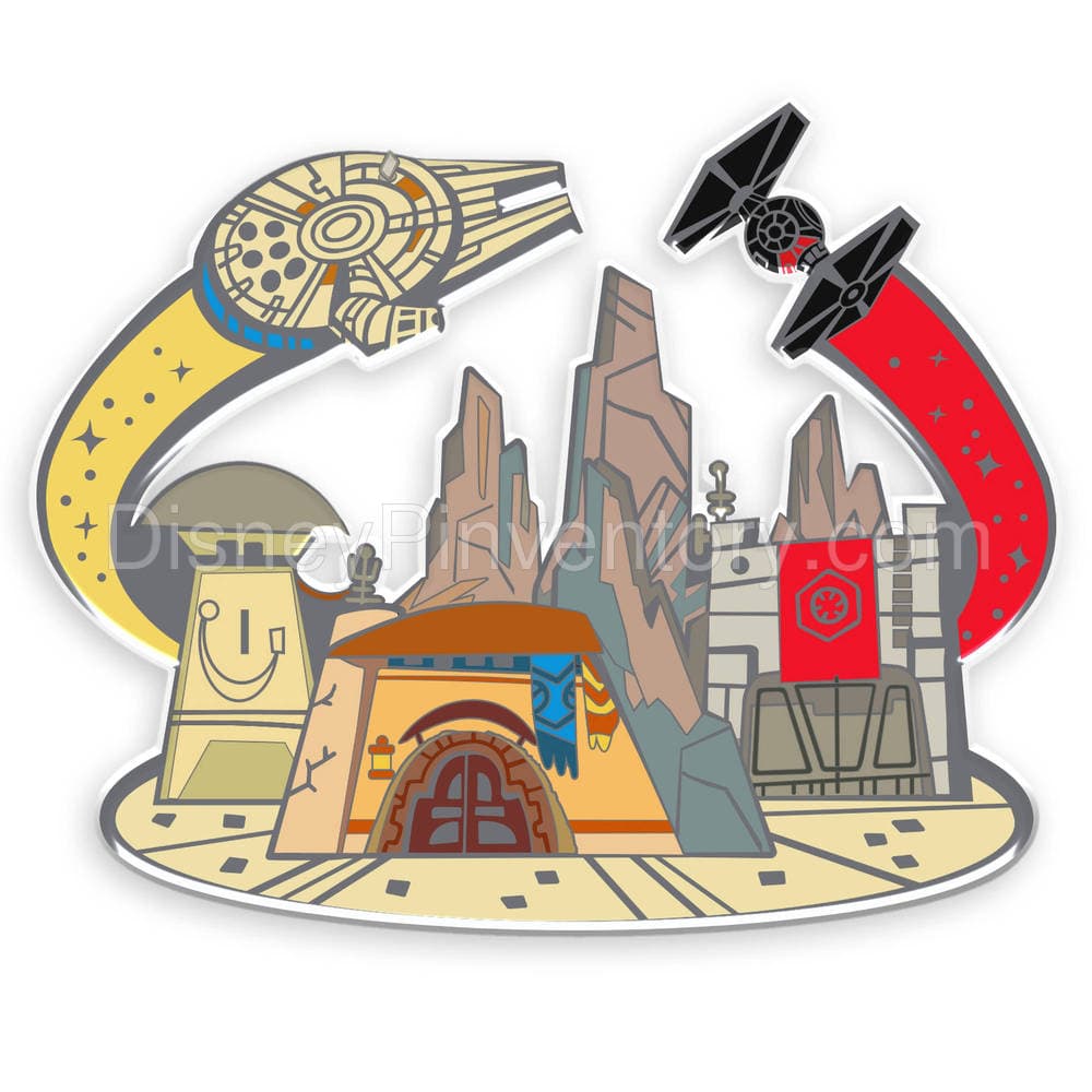 D23 - 65 Years of Disney Theme Park Pin Set - Star Wars: Galaxy’s Edge Pin - Pin 13727