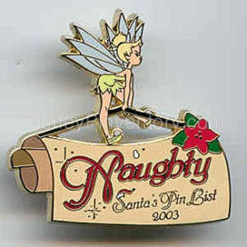 Santa's Pin List - Tinker Bell - Naughty - Pin 1385