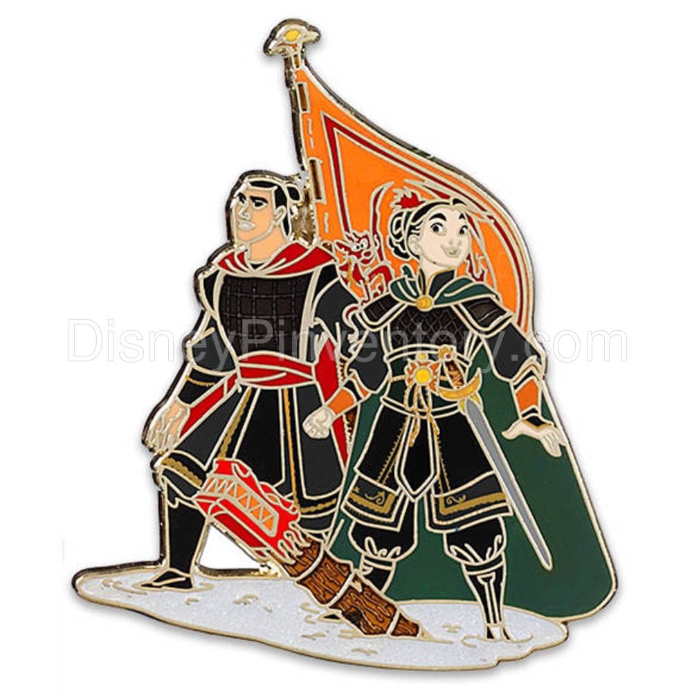 Designer Collection Pin Set - Mulan and Shang Pin - Pin 14075