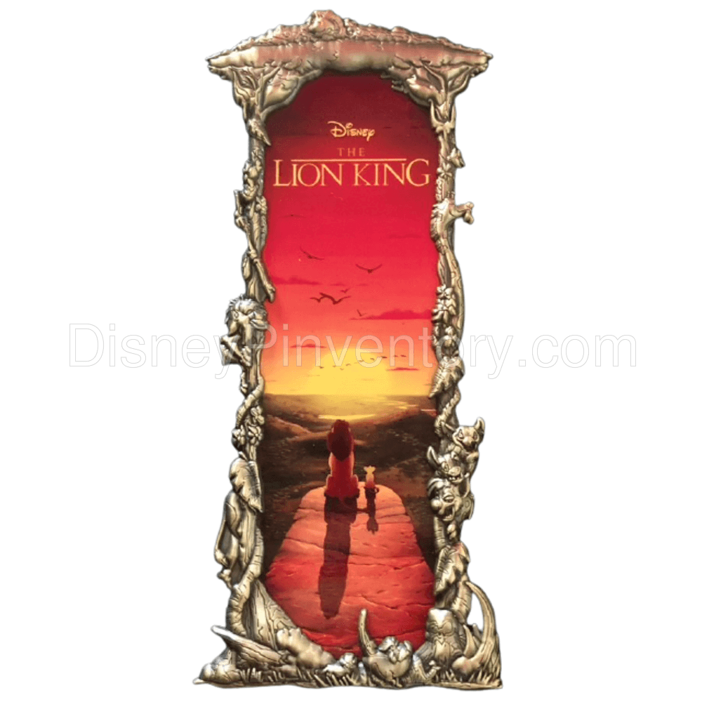 Ben Harman Framed Series - The Lion King - Gold - Pin 14084