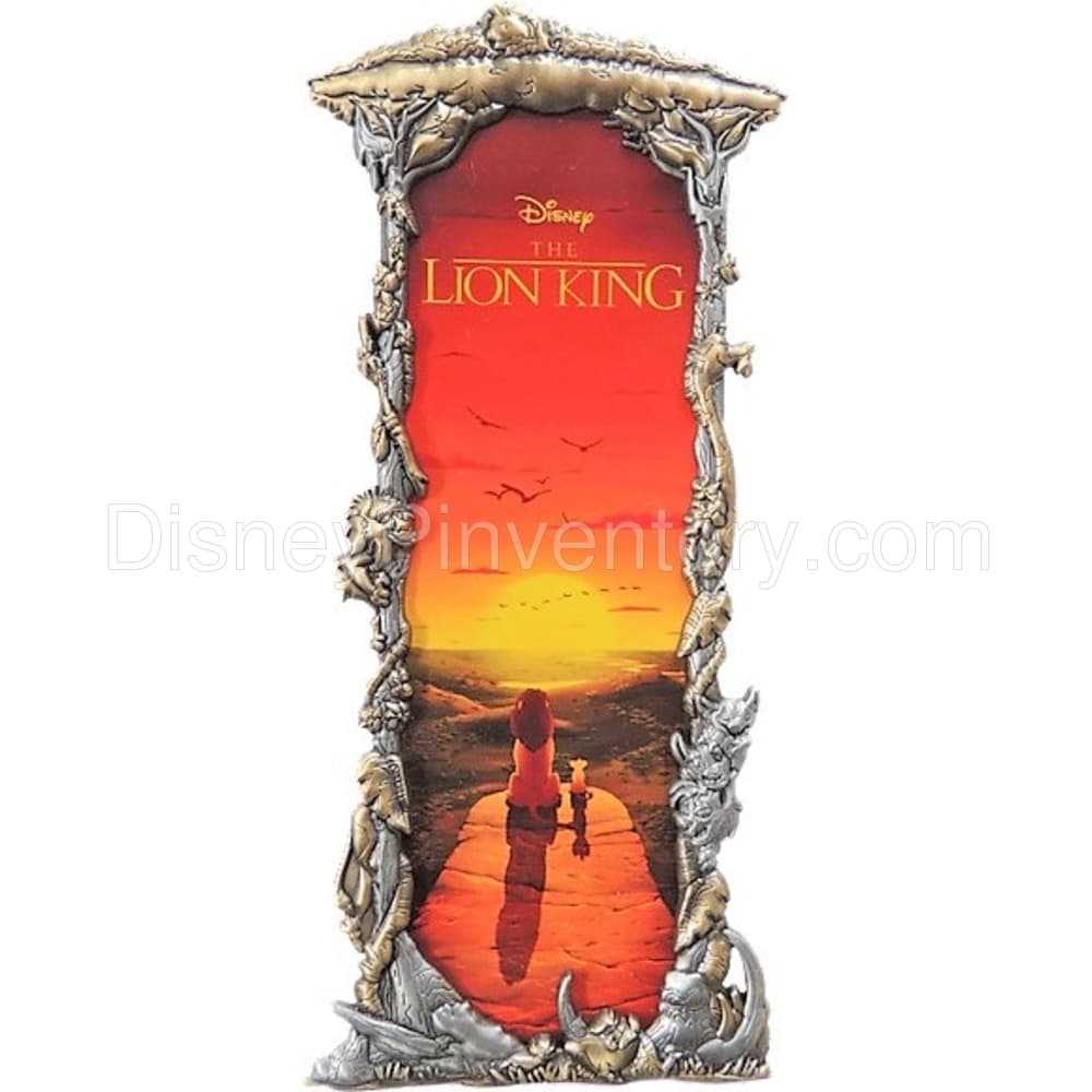 Ben Harman Framed Series - The Lion King - Two-Tone - Gold/Silver - Pin 14085