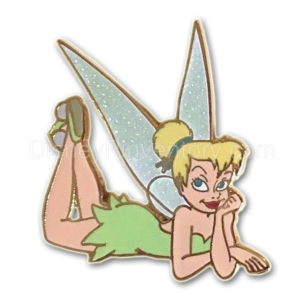 Tinker Bell Boxed Pin Set - Tink Lying Down Pin - Pin 1415