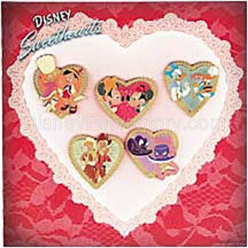 Disney Sweethearts Heart Pin Set - Pin 1421
