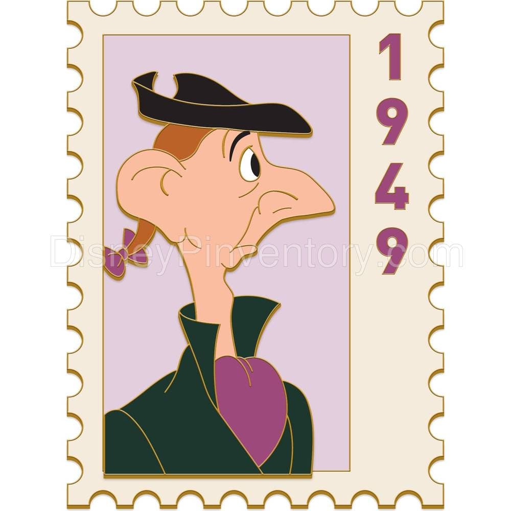 Ichabod Postage Stamp Pin - The Adventures of Ichabod and Mr. Toad - Disney Employee Center - Cast Member Exclusive - Pin 14336
