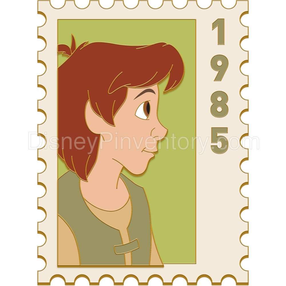 Taran Postage Stamp Pin - The Black Cauldron - Disney Employee Center - Cast Member Exclusive - Pin 14339