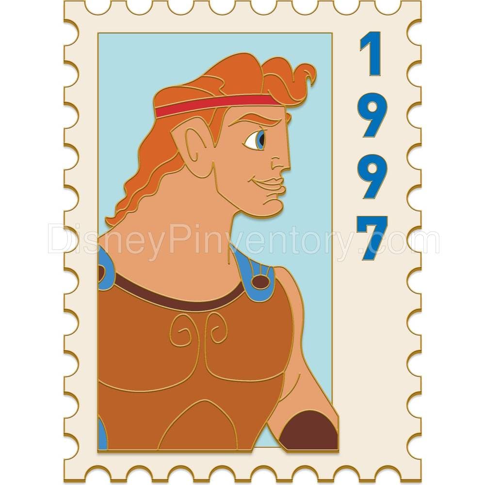 Hercules Postage Stamp Pin - Disney Employee Center - Cast Member Exclusive - Pin 14340