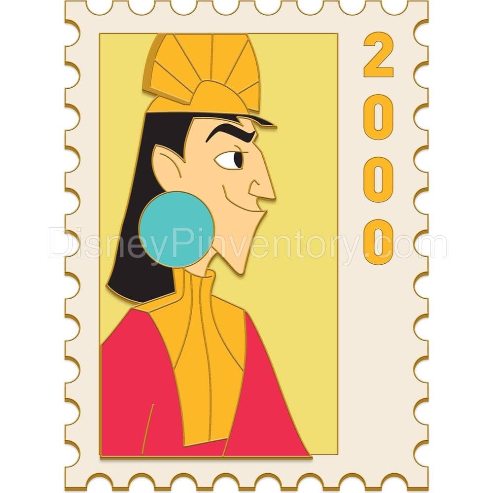 Kuzco Postage Stamp Pin - The Emperor's New Groove - Disney Employee Center - Cast Member Exclusive - Pin 14341