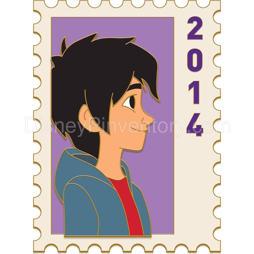 Hiro Postage Stamp Pin - Big Hero 6 - Disney Employee Center - Cast Member Exclusive - Pin 14343