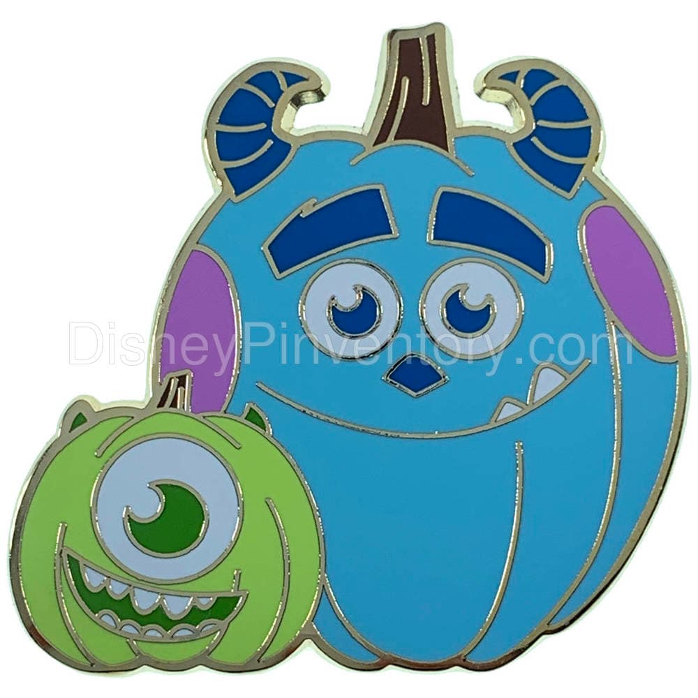 Disney Painted Pumpkins Mystery Pin Set - Mike & Sulley Pumpkin - Pin 14604