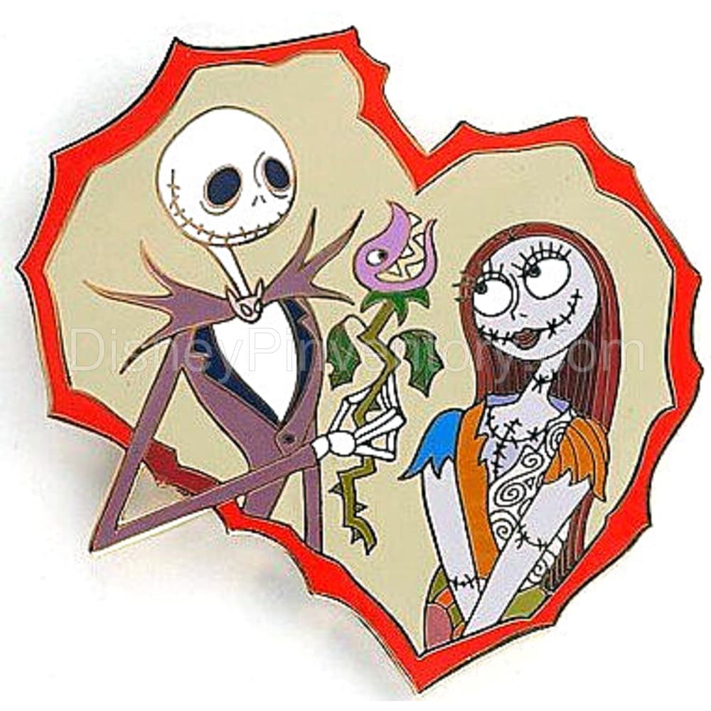 Disney Auctions P.I.N.S. - Jack and Sally Valentine's Day - Pin 1470
