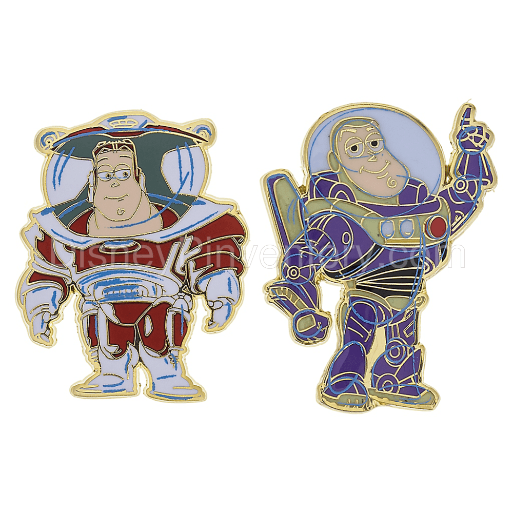 Pixar Party 2016 - Buzz Lightyear Concepts Two-on-a-Card - Pin 15023
