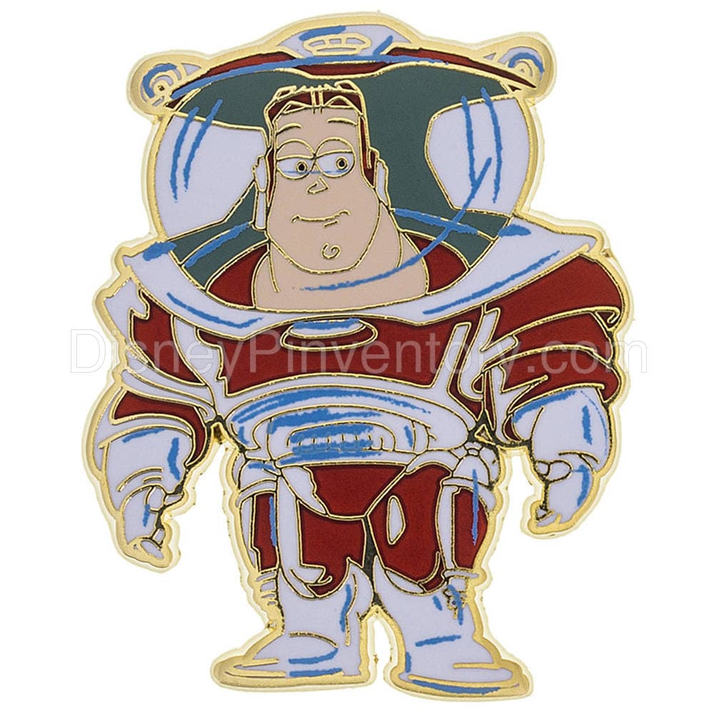 Pixar Party 2016 - Buzz Lightyear Concepts Set - Red Buzz - Pin 15024
