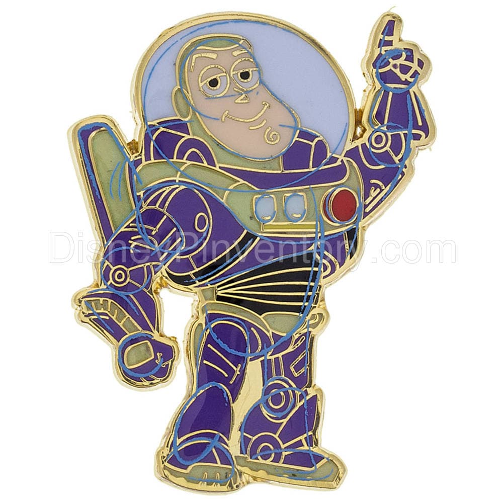 Pixar Party 2016 - Buzz Lightyear Concepts Set - Purple Buzz - Pin 15025
