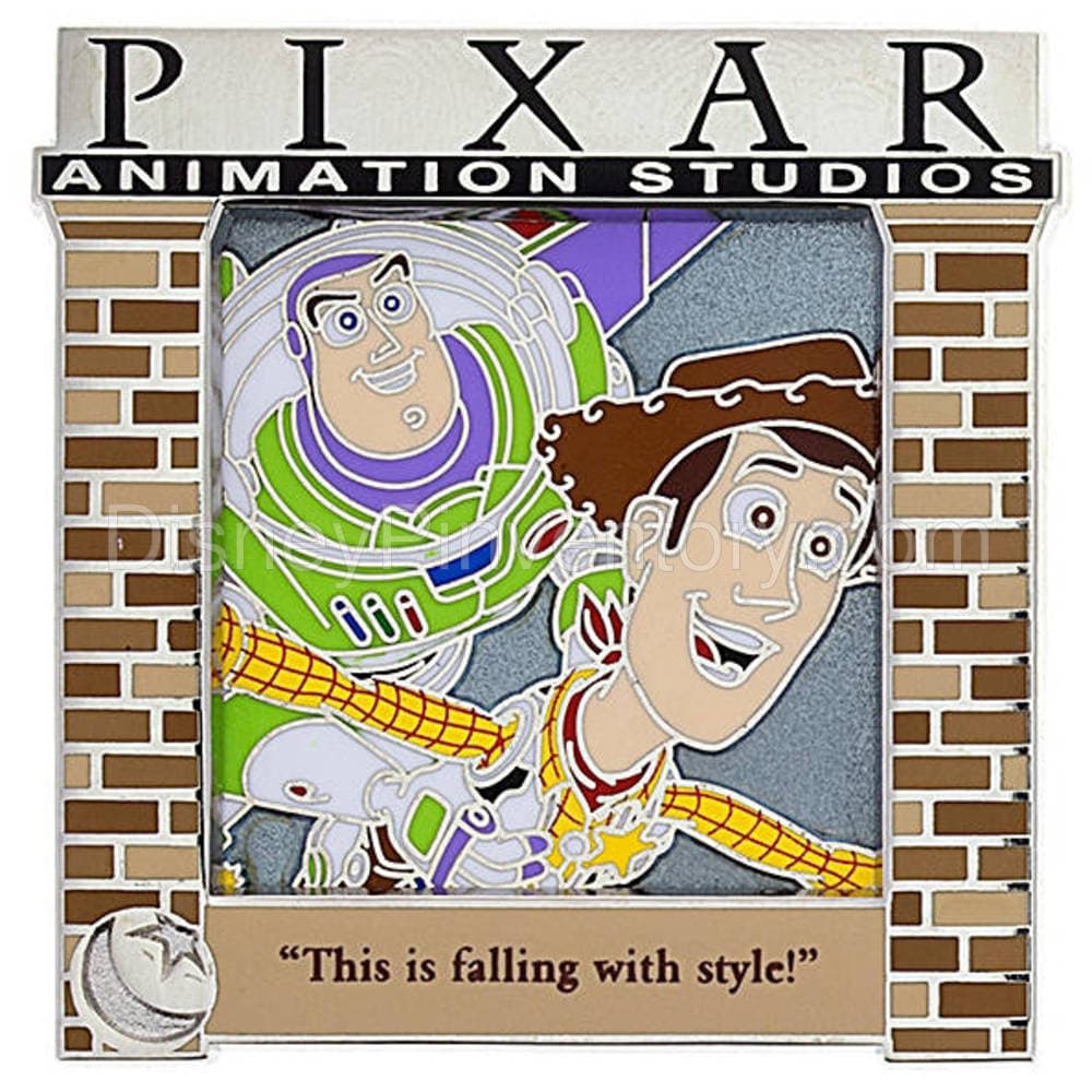 Pixar Party 2016 - Pixar Movie Quotes Box Set - Buzz Lightyear & Woody - Pin 15071