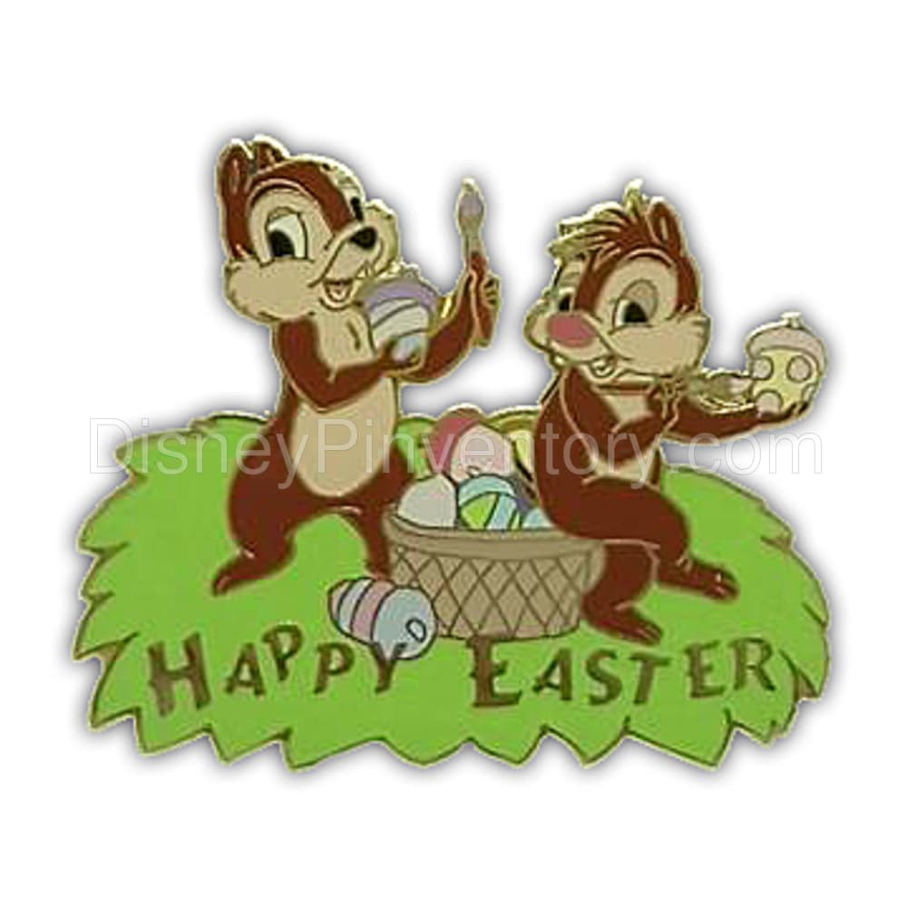Disney Auctions P.I.N.S. - Happy Easter - Chip & Dale - Pin 1546