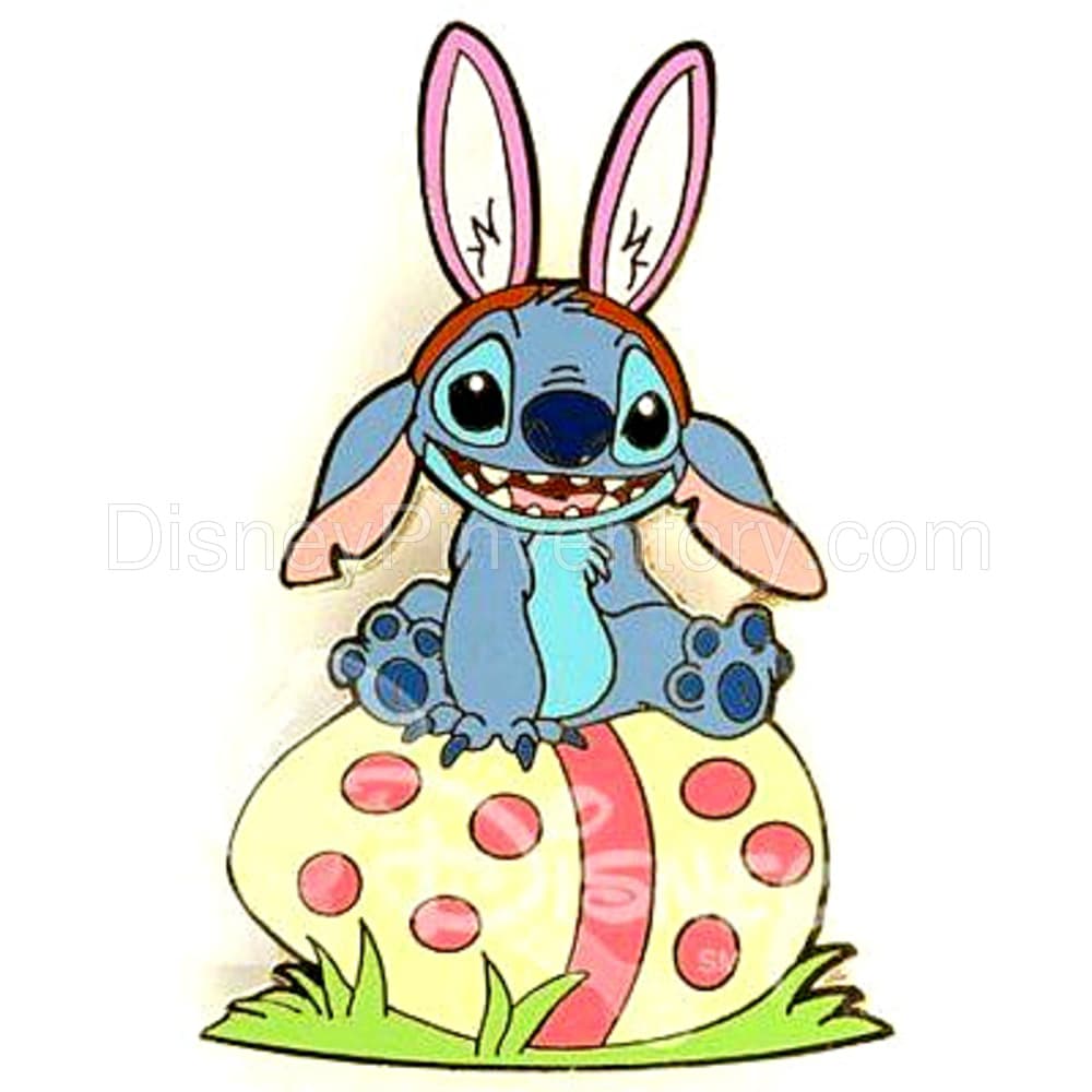 Disney Auctions P.I.N.S. - Stitch Sitting on an Easter Egg - Pin 1547