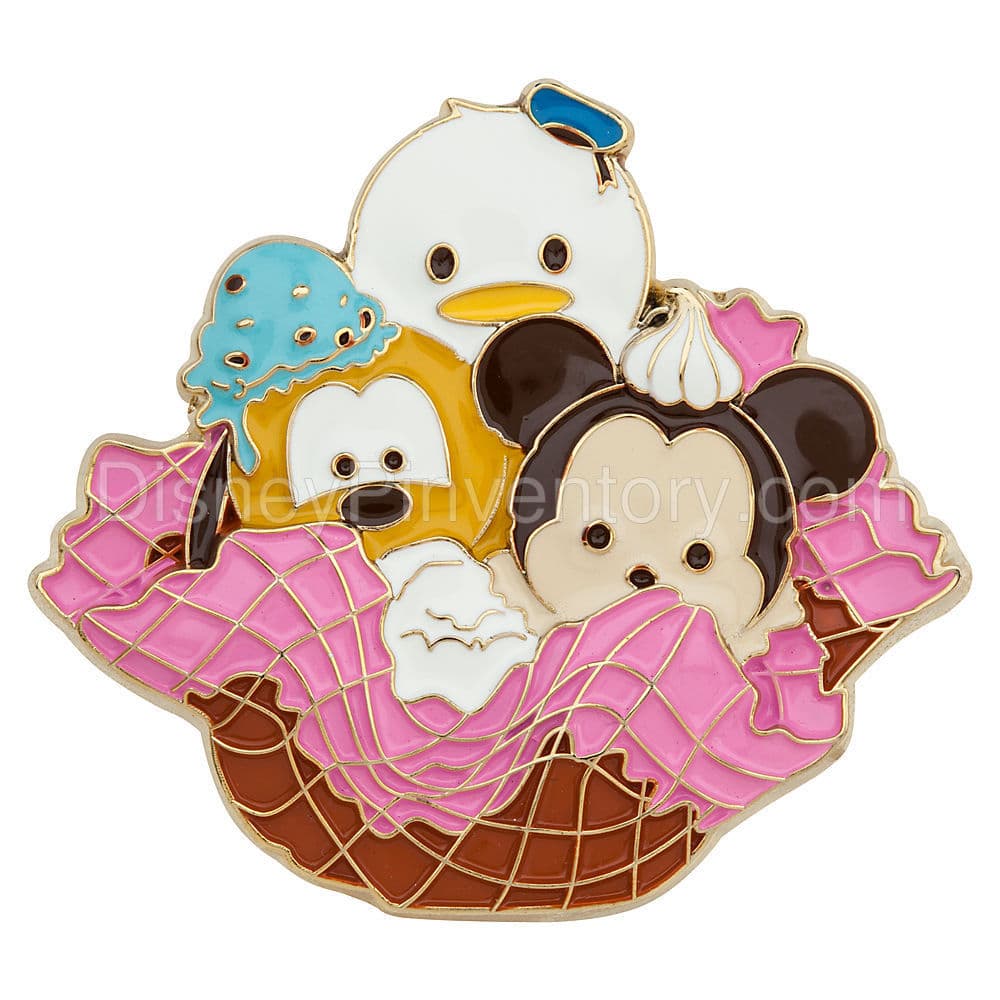 Mickey Mouse and Friends Tsum Tsum Pin Set - Donald, Pluto, & Mickey Pin - Pin 15669