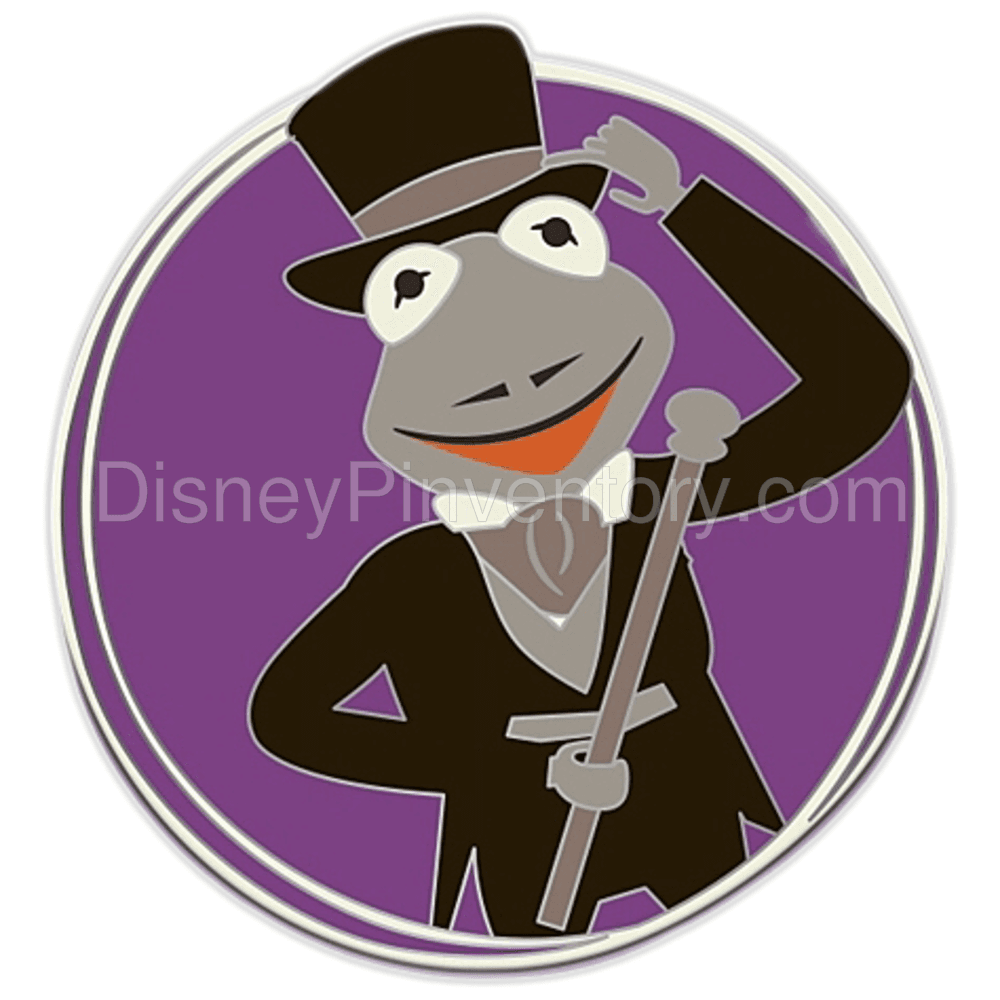 D23 Gold Member Muppets Haunted Mansion Pin Set - Kermit - Pin 15711