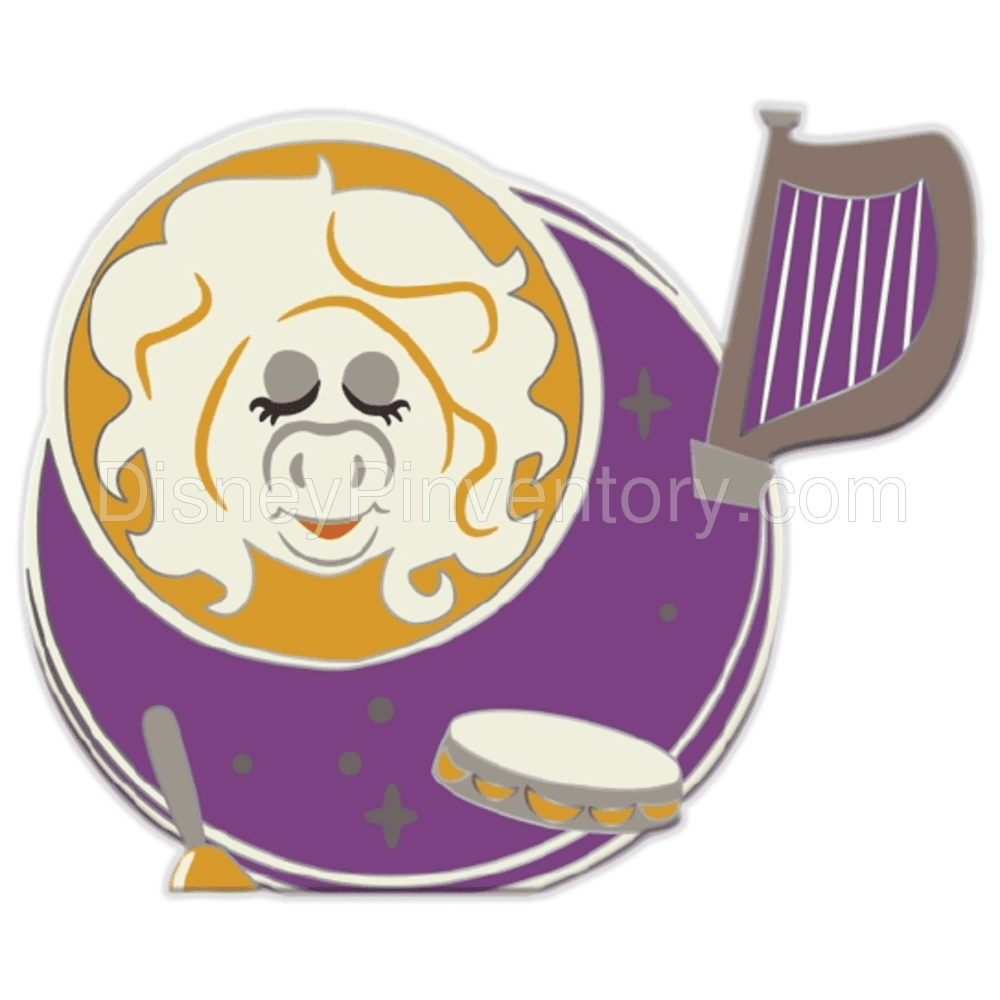 D23 Gold Member Muppets Haunted Mansion Pin Set - Miss Piggy as Madame Pigota (Leota) - Pin 15713