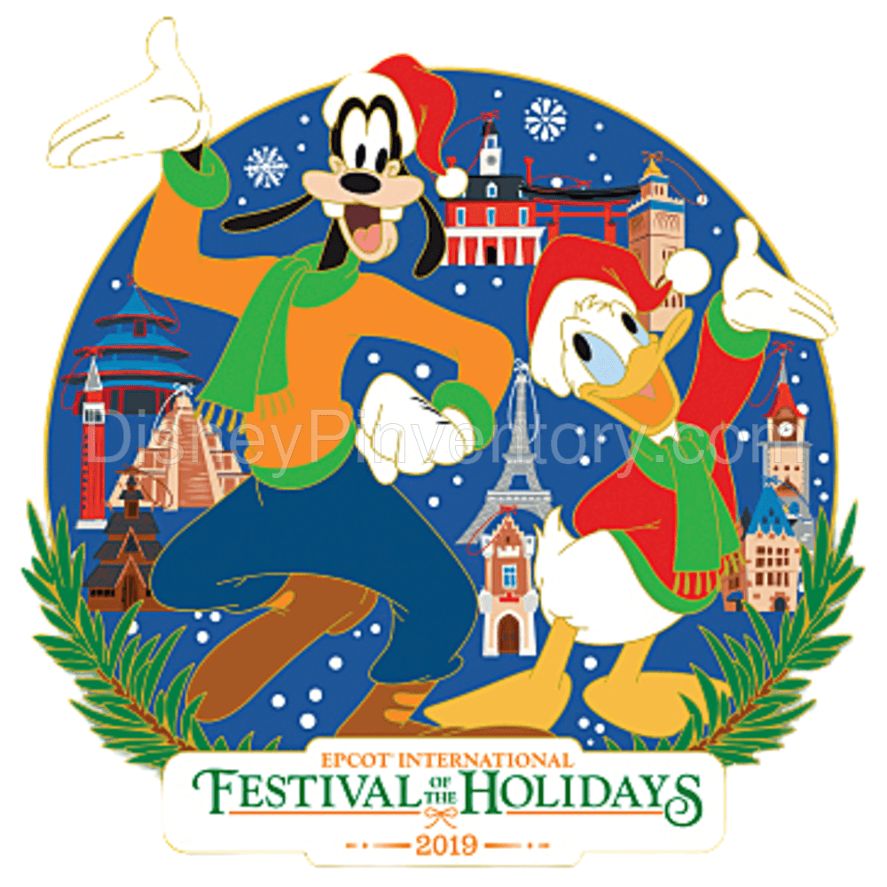 EPCOT International Festival of the Holidays 2019 - DVC - Goofy & Donald - Pin 15745