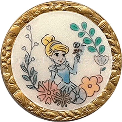Disney Princess 6 Pin Box Set - Cinderella Pin - Pin 15765