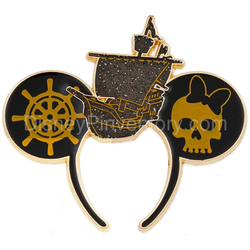 Minnie Mouse: The Main Attraction Pin Set - Pirates of the Caribbean - Ear Headband Pin - Pin 15800