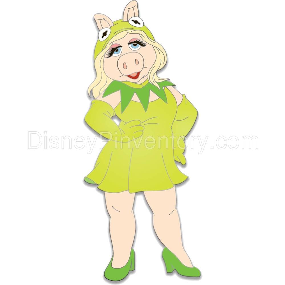 D23 Gold Member Miss Piggy Halloween Costume Pin - Muppets Haunted Mansion - Pin 15898