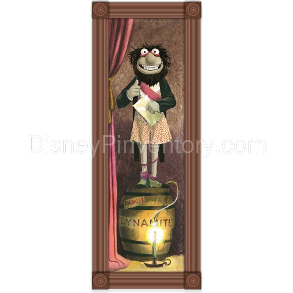 D23 Gold Member Harry Stretching Room Portrait Pin - Muppets Haunted Mansion - Pin 15901
