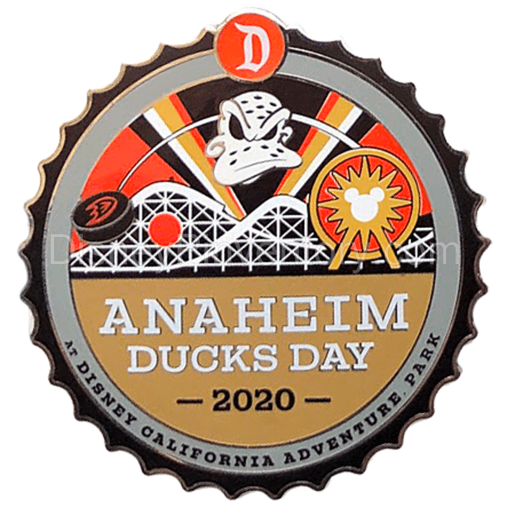 Anaheim Ducks Day 2020 - Disney California Adventure - Pin 15924
