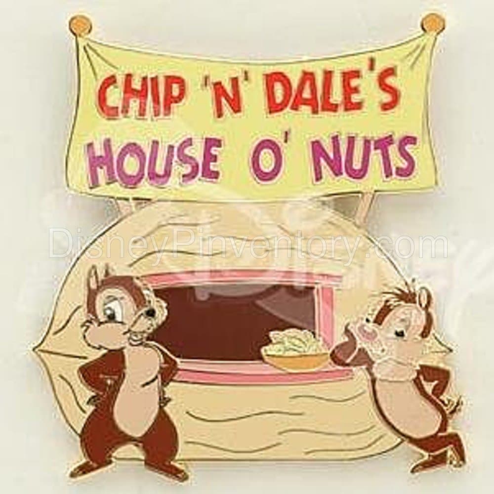 Disney Auctions P.I.N.S. - Chip 'N' Dale's House O' Nuts - Pin 1615
