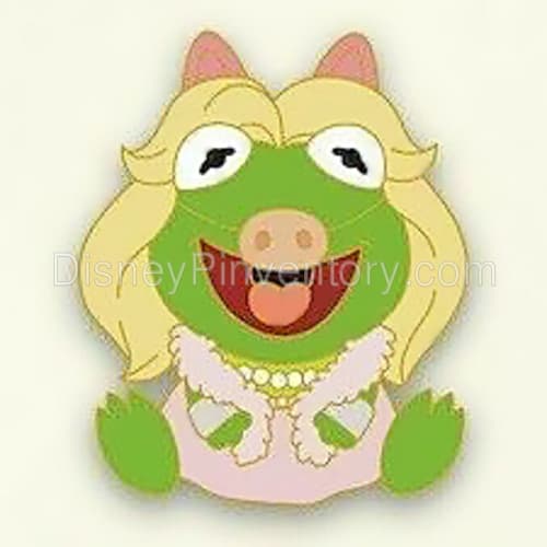 Muppets Haunted Mansion Halloween Mystery Pin Collection - Kermit as Miss Piggy Pin - Pin 16226