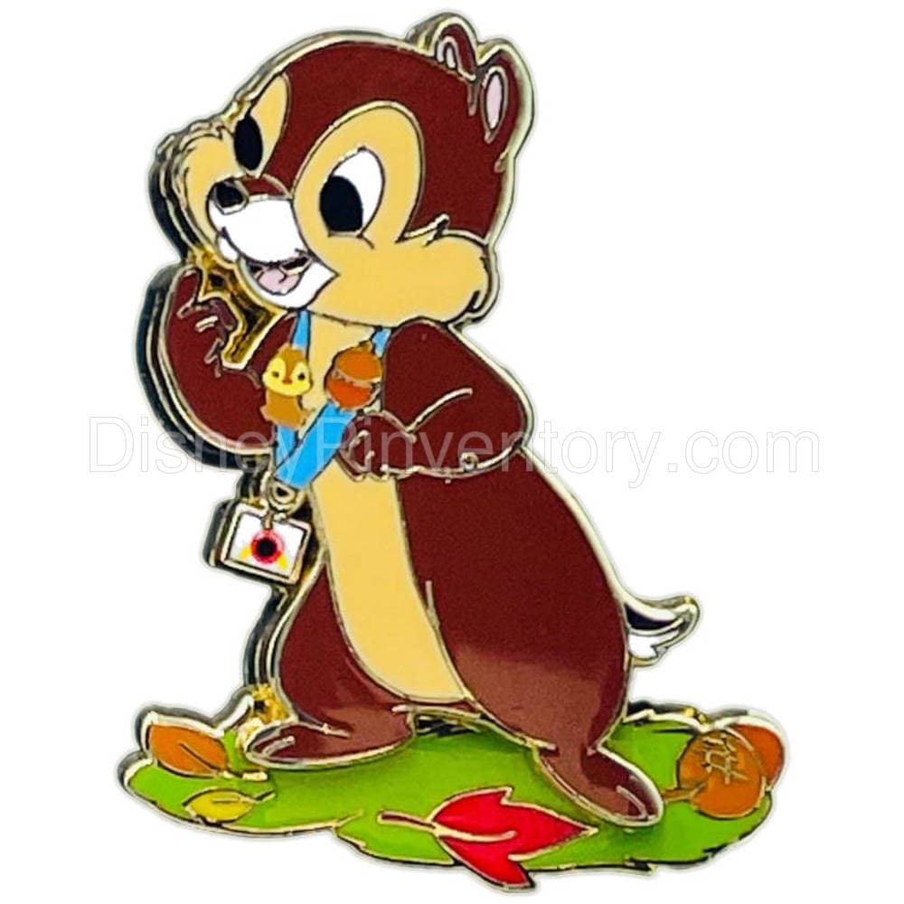Disneyland Paris 20th Anniversary Pin Trading - Chip & Dale Set - Chip Pin - Pin 16309