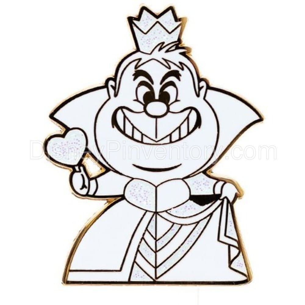 Disney Cute Villains Collectible Blind Box Collection - Queen of Hearts Chaser Pin - Pin 16329