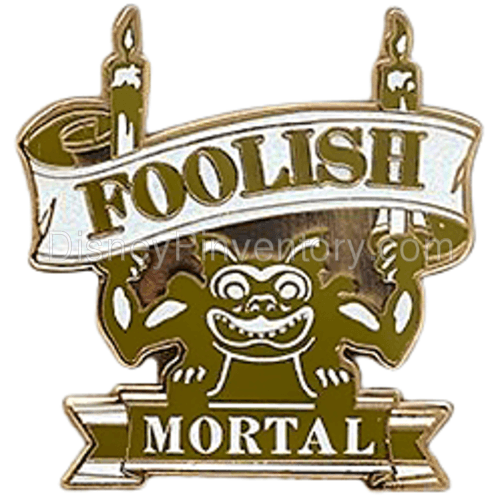 The Haunted Mansion 3pc Collectible Pin Set Chase - Foolish Mortal Gargoyle Candelabra Pin - Pin 16334