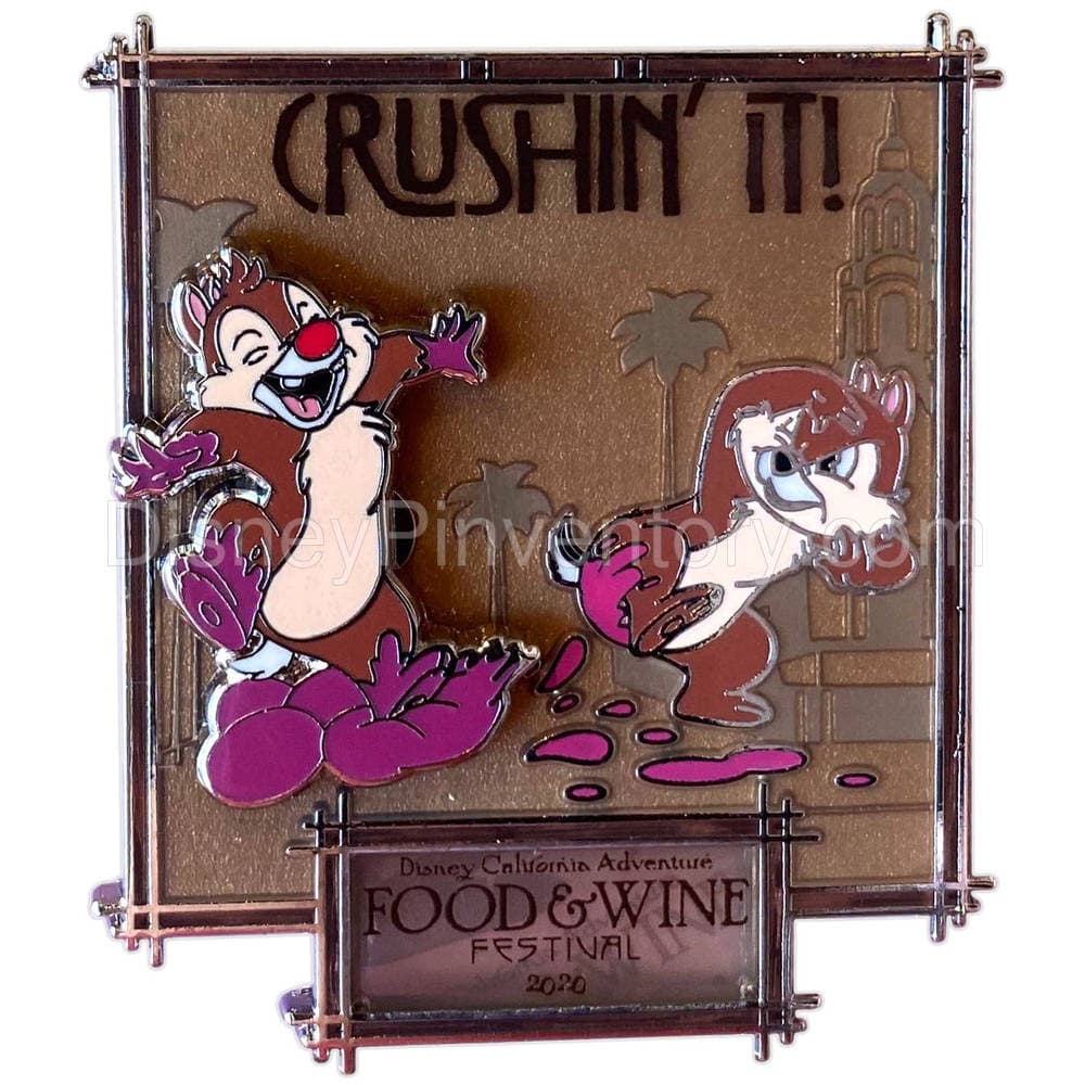 Disney California Adventure Food & Wine Festival 2020 - Chip & Dale - Pin 16415