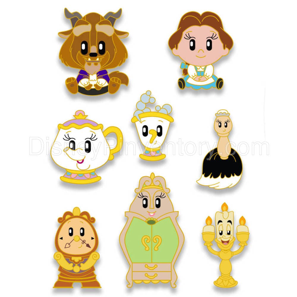 Destination D23 - Beauty & the Beast Adorbs Mystery Set - RSP #13 - Pin 16696