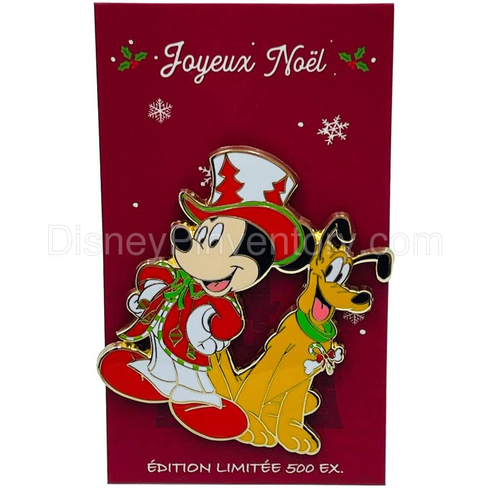 Mickey's Dazzling Christmas Parade - Mickey Mouse & Pluto - Pin 17342