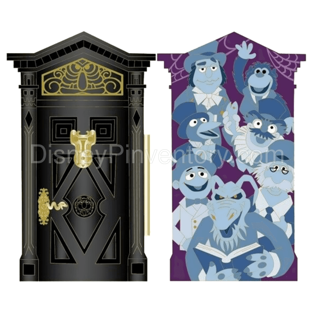 Muppets Haunted Mansion Door - Uncle Deadly and Grooms - Pin 17432