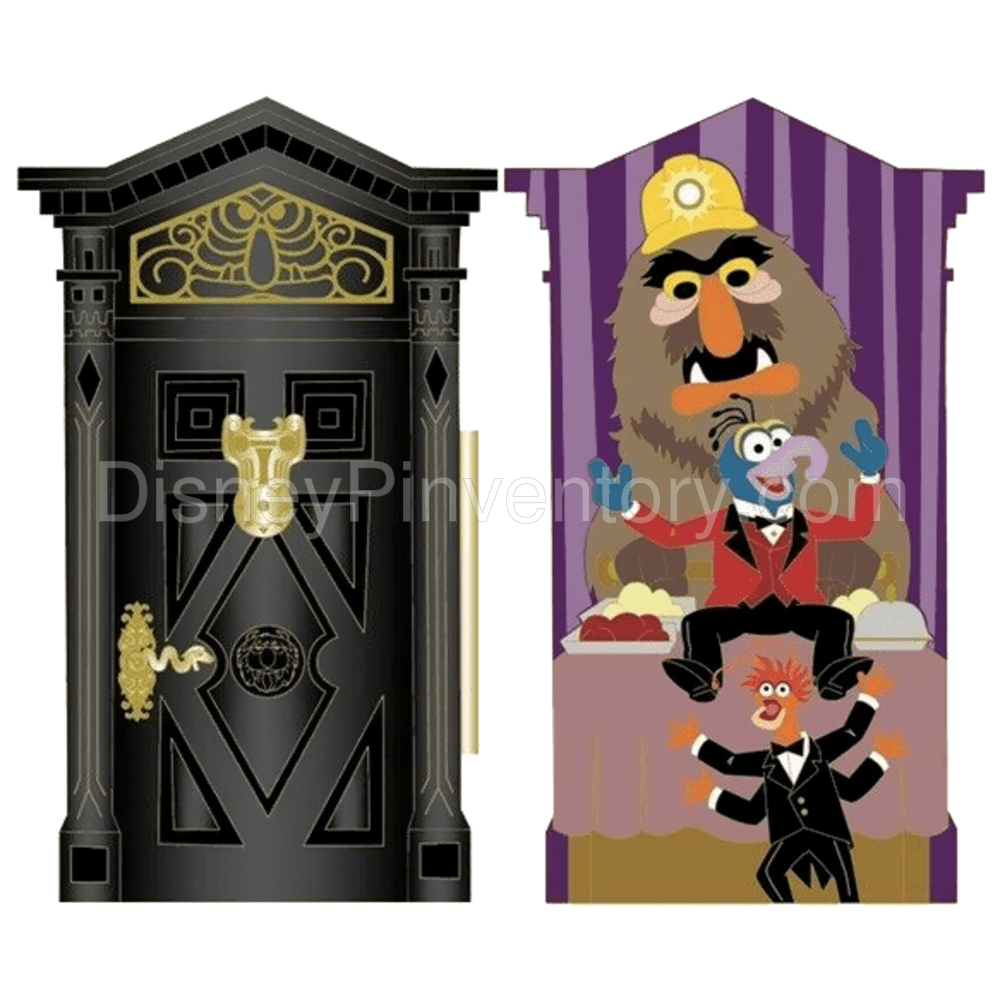 Muppets Haunted Mansion Door - Sweetums, Gonzo & Pepe - Pin 17434