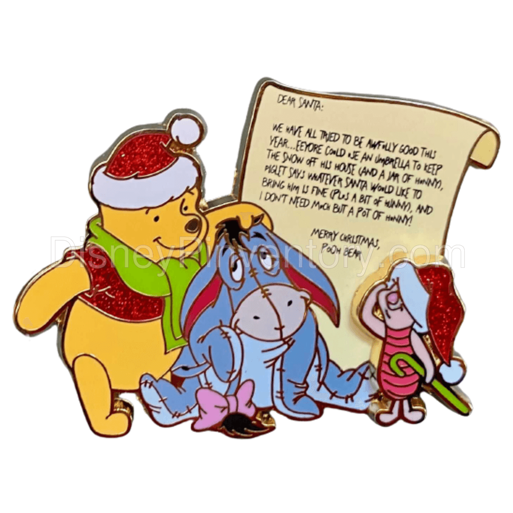Letters to Santa - Pooh Bear, Eeyore & Piglet - Pin 17477