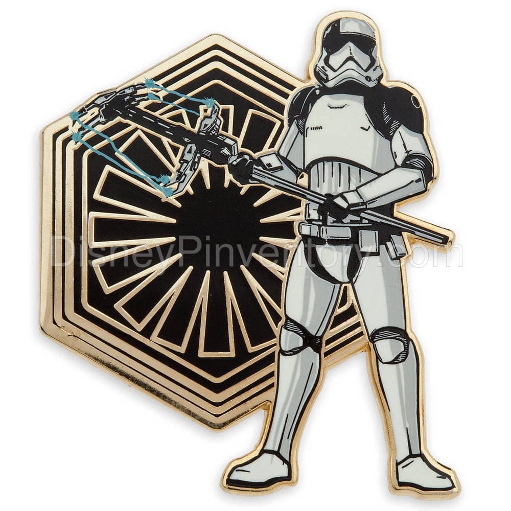 First Order Executioner Stormtrooper Pin & Lithograph Set - Star Wars: The Last Jedi - Pin 17652