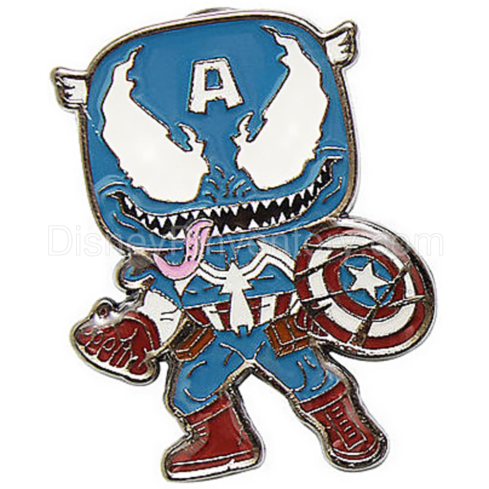 Loungefly Funko Marvel Maximum Venom Blind Box - Captain America Pin - Pin 17746