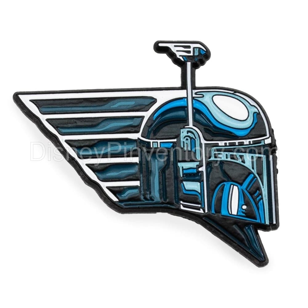 Star Wars: The Book of Boba Fett Chrome Helmet Enamel Pin  Toynk Exclusive  - Pin 17751
