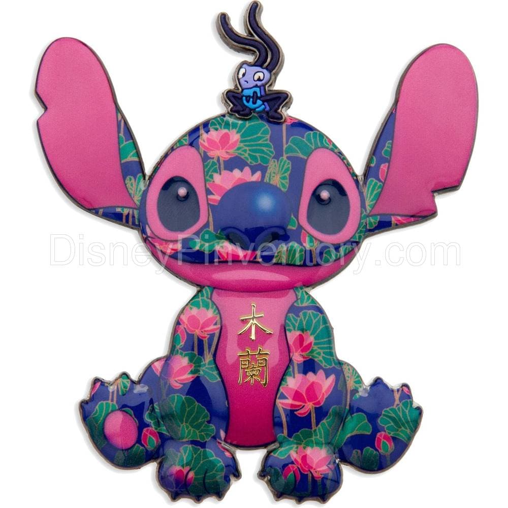Stitch Crashes Disney Jumbo Pin - Mulan - Pin 17753