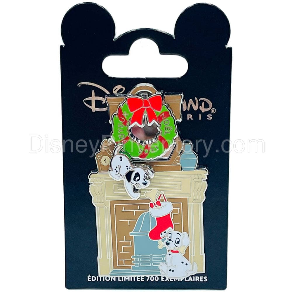 101 Dalmatians Christmas Fireplace Pin - Pin 17903